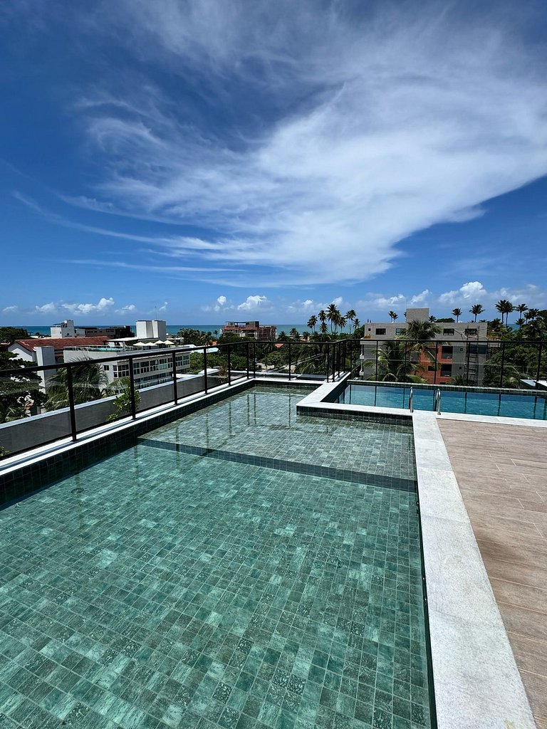 Flats no Centrinho de Porto de Galinhas - 100m piscinas natu