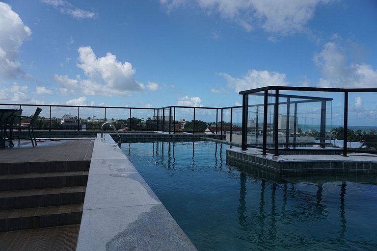Flats no Centrinho de Porto de Galinhas - 100m piscinas natu