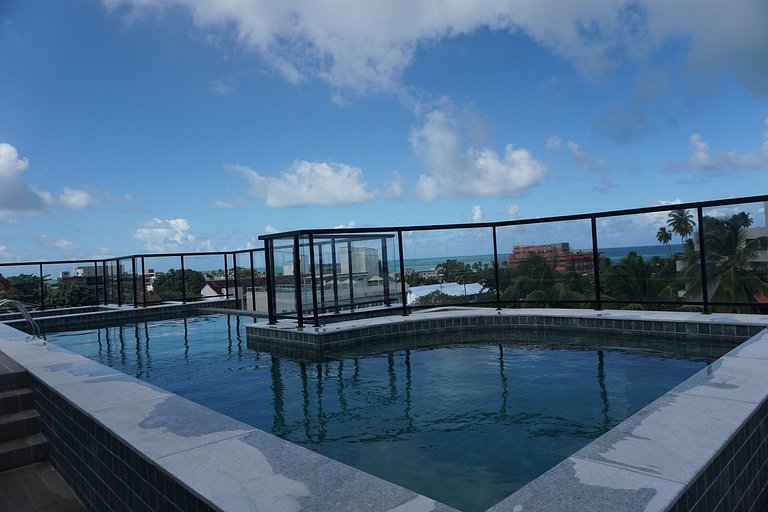 Flats no Centrinho de Porto de Galinhas - 100m piscinas natu