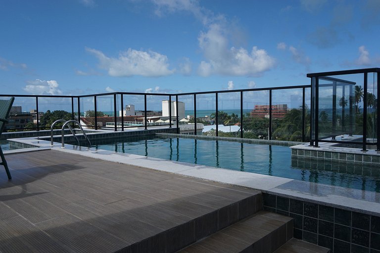 Flats no Centrinho de Porto de Galinhas - 100m piscinas natu